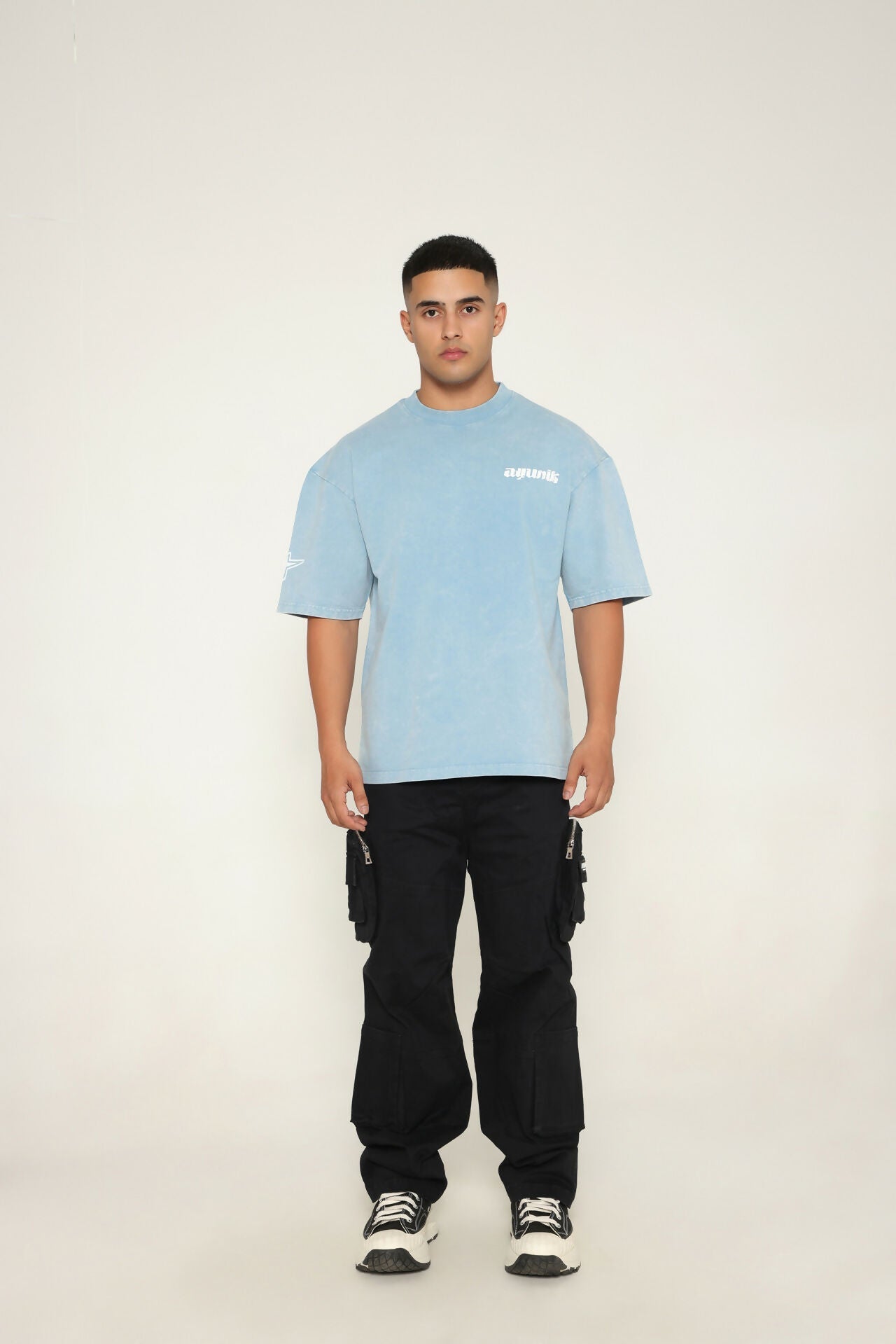 God's Shield T-Shirt ( Powder Blue)