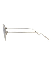 Givenchy Aviator-Frame Metal Sunglasses Palladium Palladium Silver (GV40058U-57-16G)