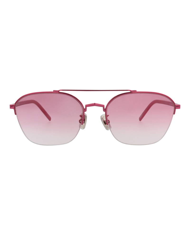 Givenchy Aviator-Frame Metal Sunglasses Pink Pink Violet (GV40004U-57-72Z)