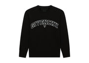 Givenchy College Slim Fit Crewneck Sweatshirt Black