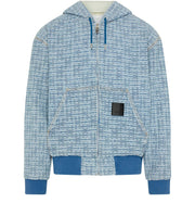 Givenchy Denim Hooded Jacket Blue