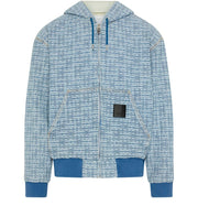 Givenchy Denim Hooded Jacket Blue