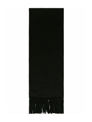 Givenchy Diagonal Logo Evening Scarf Black