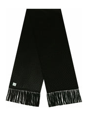Givenchy Diagonal Logo Evening Scarf Black