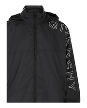 Givenchy Embroidered Logo Windbreaker Black