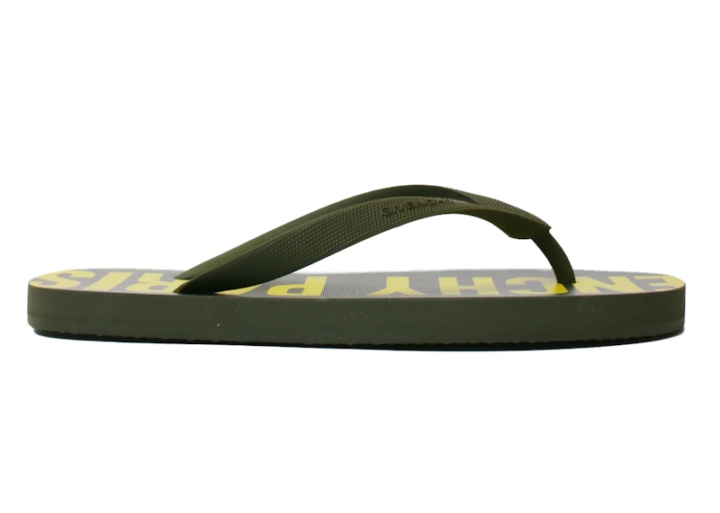 Givenchy Favelas Sandal Khaki Yellow