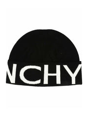 Givenchy Jacquard Logo Beanie Black/White