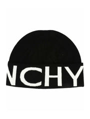 Givenchy Jacquard Logo Beanie Black/White
