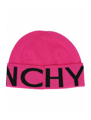 Givenchy Jacquard Logo Beanie Pink/Black