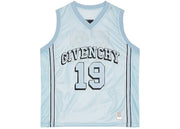 Givenchy Mesh Basketball Jersey Light Blue