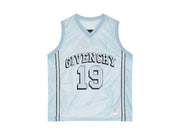 Givenchy Mesh Basketball Jersey Light Blue