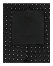 Givenchy Micro Design Silk Tie Black