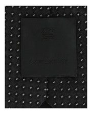 Givenchy Micro Design Silk Tie Black