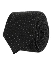 Givenchy Micro Design Silk Tie Black