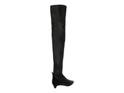 Givenchy Over-The-Knee Kitten Heel Boots Black (Women's)