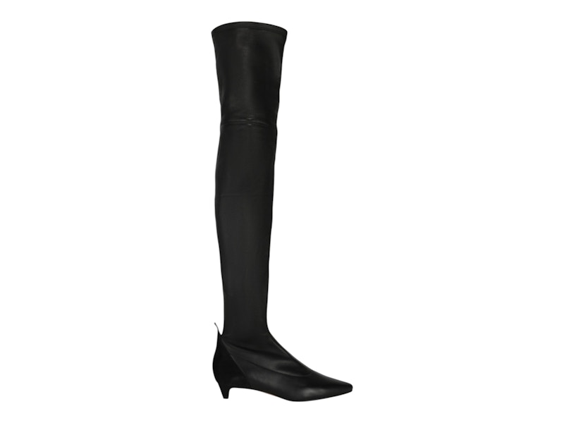 Givenchy Over-The-Knee Kitten Heel Boots Black (Women's)