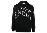 Givenchy Refracted Embroidered Logo Hoodie Black/White