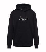 Givenchy Reverse Hoodie in Fleece Black