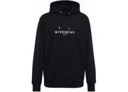 Givenchy Reverse Hoodie in Fleece Black