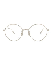 Givenchy Round-Frame Metal Optical Frames Palladium Palladium Transparent (GV50033U-51-016)