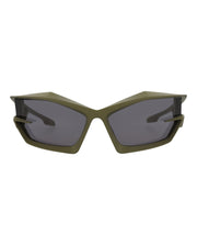 Givenchy Shield-Frame Acetate Sunglasses Green Green Smoke (GV40049I-69-97A)