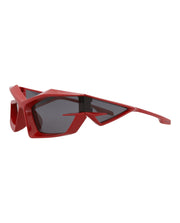 Givenchy Shield-Frame Injection Sunglasses Red Red Smoke (GV40049U-69-66A)