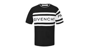 Givenchy Slim Fit Givenchy Band T-Shirt Black