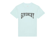 Givenchy Slim Fit Jersey With Patch T-Shirt Acqua Marine