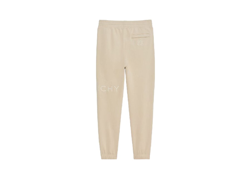 Givenchy Slim Fit Jogging Sweatpants Light Beige
