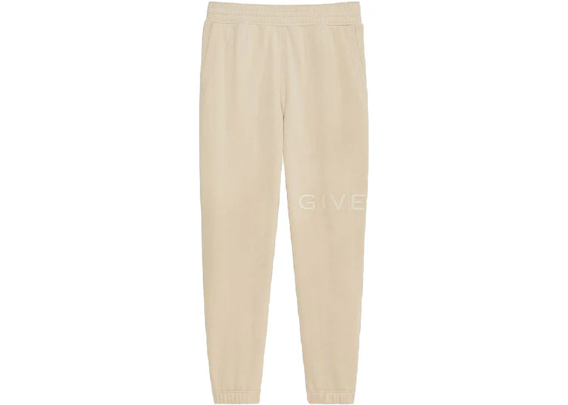 Givenchy Slim Fit Jogging Sweatpants Light Beige
