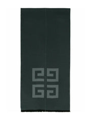 Givenchy Split Oblong Scarf Grey
