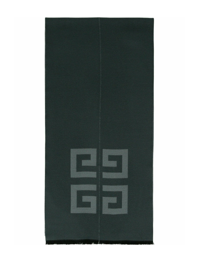 Givenchy Split Oblong Scarf Grey