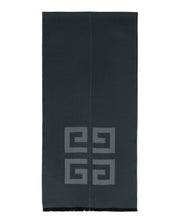 Givenchy Split Oblong Scarf Grey