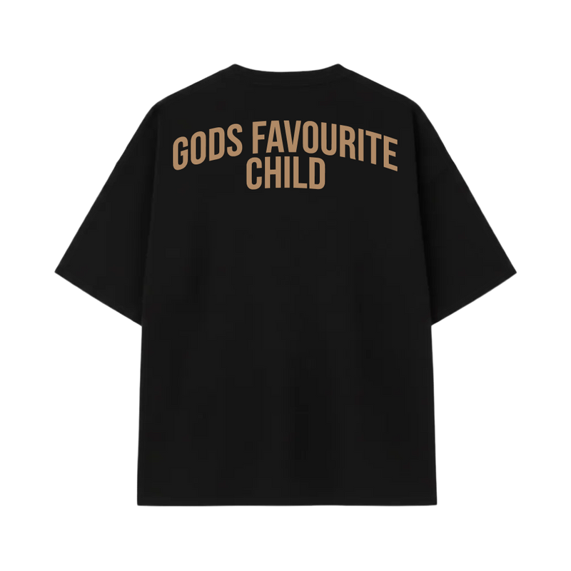 God's favourite Child T-shirt Black