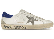 Golden Goose Super-Star White Snake Blue