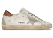 Golden Goose Super-Star White Tan Womens