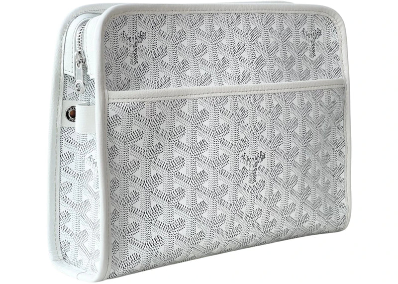 Goyard Jouvence Toiletry Bag MM White