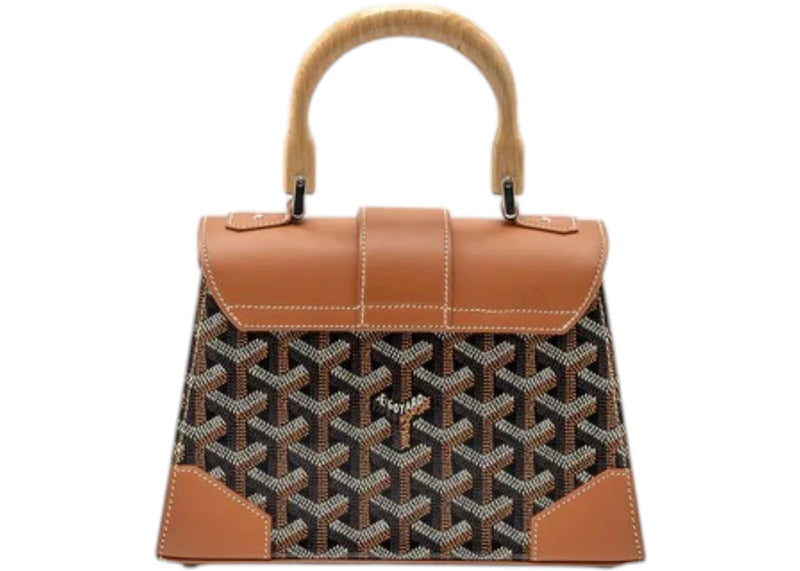 Goyard Saigon Structure Mini Bag Black/Tan