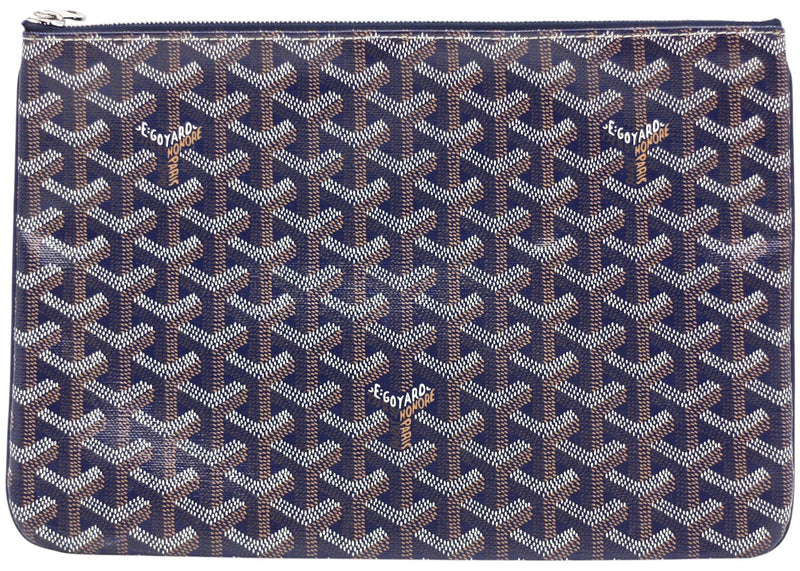 Goyard Senat Pouch MM Navy Blue