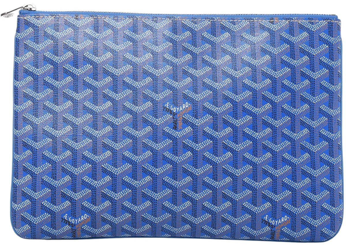 Goyard Senat Pouch MM Sky Blue