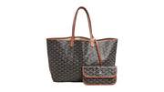 Goyard Saint Louis Tote Goyardine PM Brown