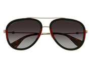 Gucci Aviator Sunglasses Gold Green (GG0062S-003-57)