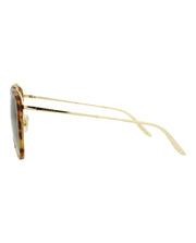Gucci Aviator Sunglasses Havana/Gold/Green (GG0672S-30008620-003)