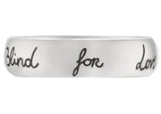 Gucci Blind For Love Ring Silver