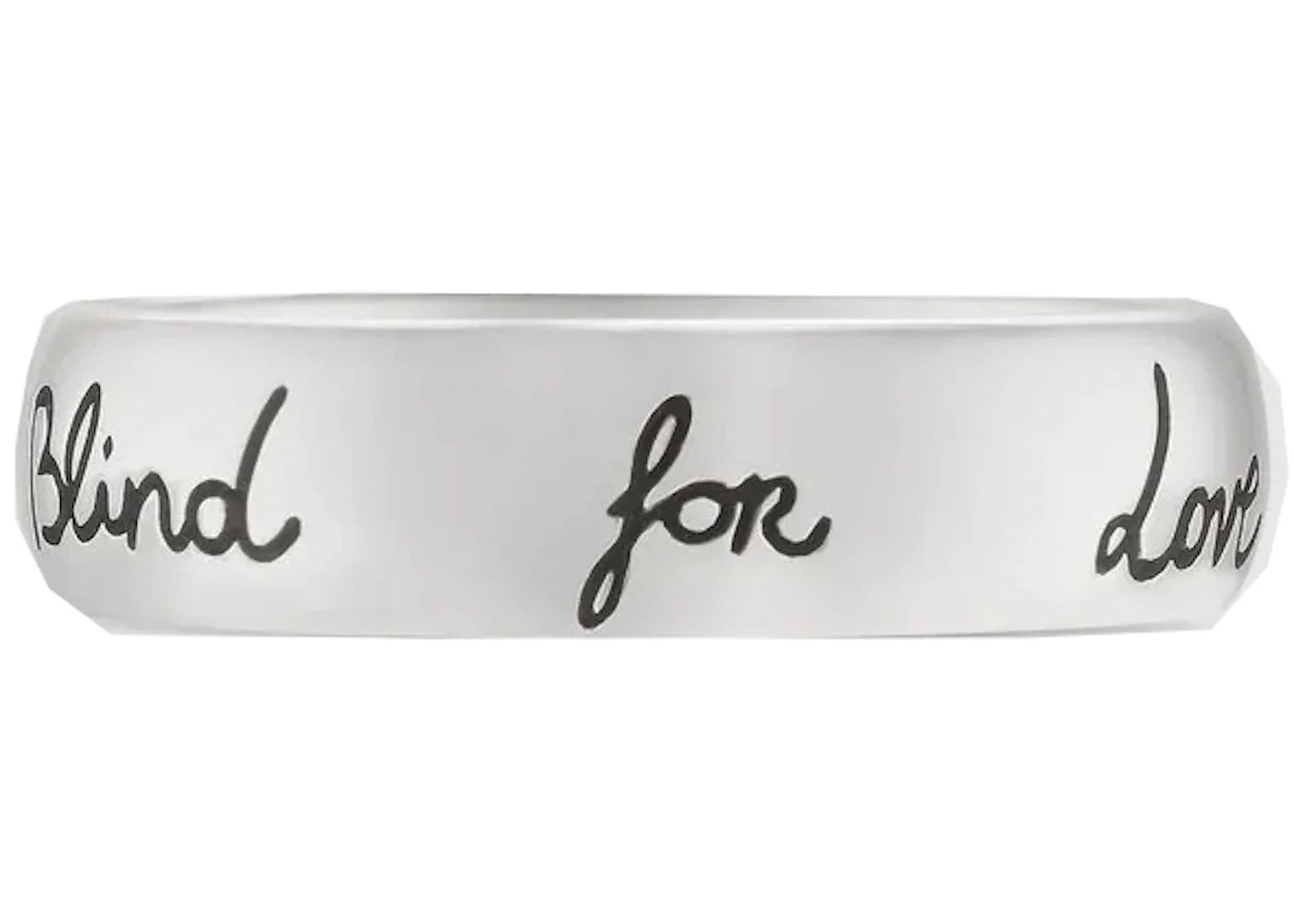 Gucci Blind For Love Ring Silver