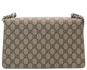 Gucci Dionysus Shoulder Bag GG Supreme Small Taupe