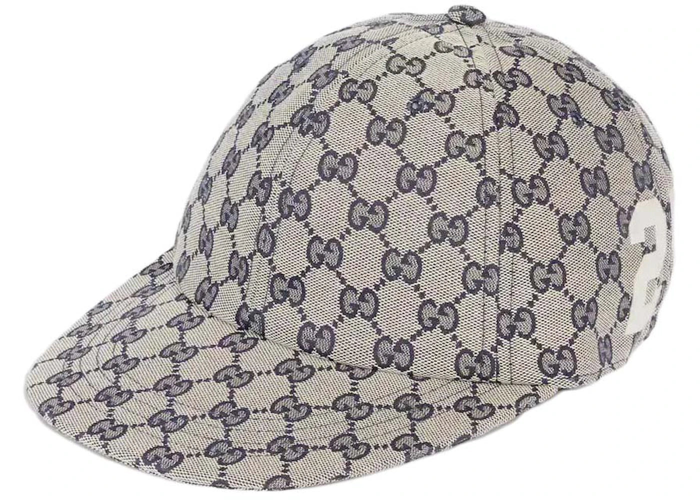 Gucci GG Canvas Baseball Cap Beige/Navy