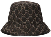 Gucci GG Denim Bucket Hat Black