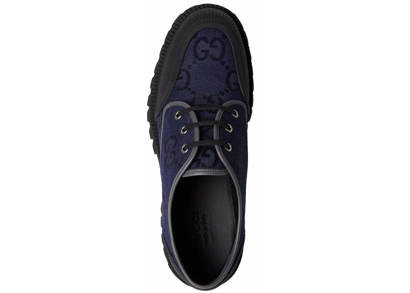 Gucci Gg Laced-Up Shoes Navy