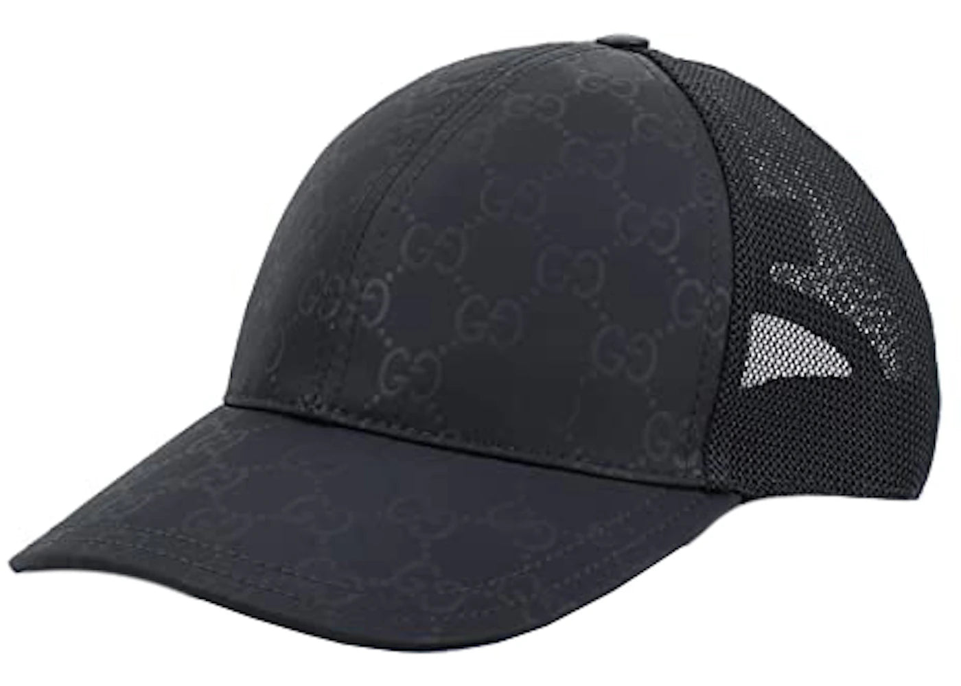Gucci GG Nylon Baseball Cap Black